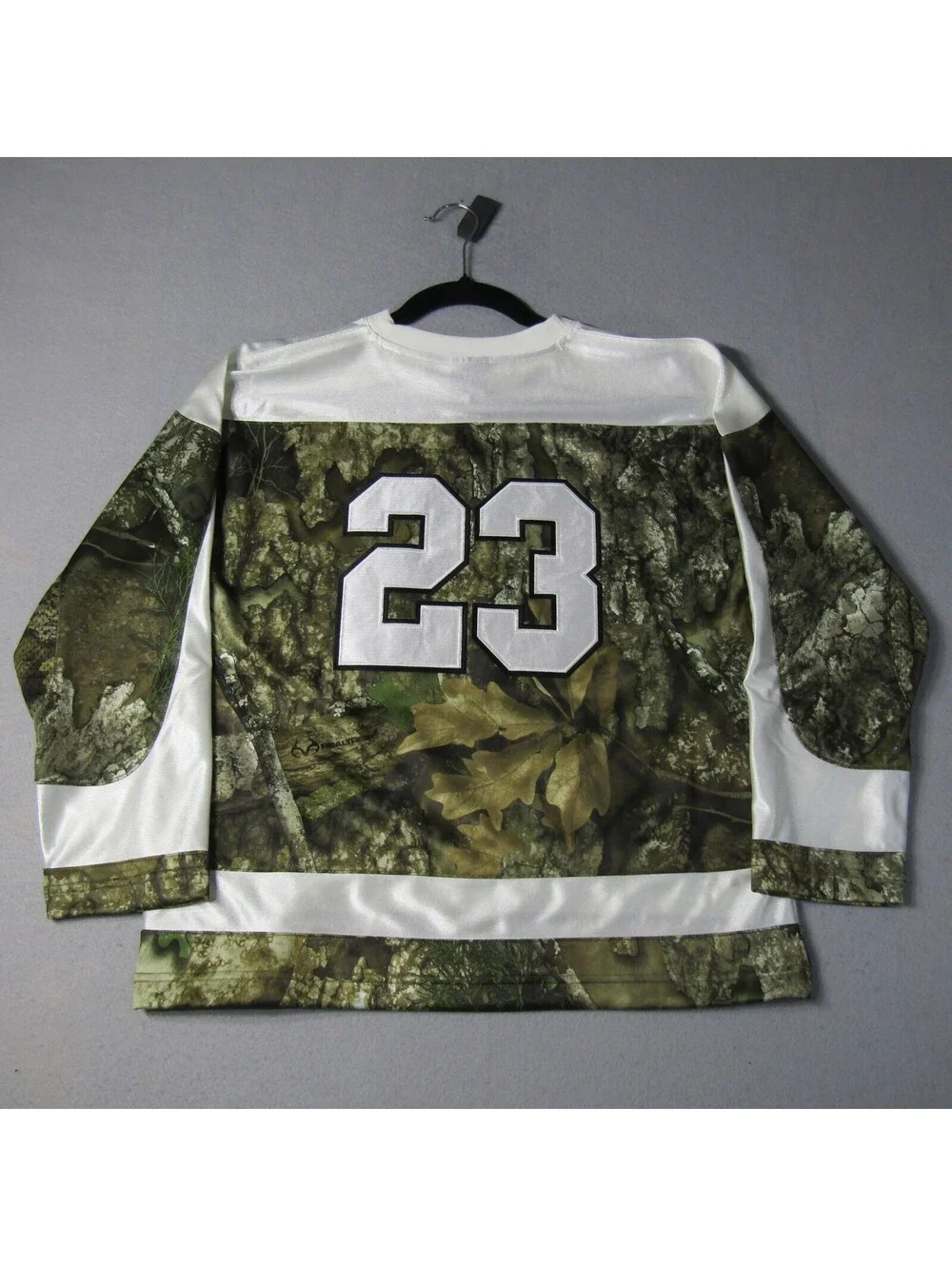 NWT Jordan MVP Camouflage Hockey Jersey 23 Boy's M Green White